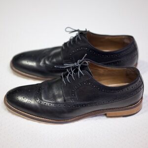 Johnston & Murphy Men's Conard Black Cap Toe Oxford 12M [20-2231]